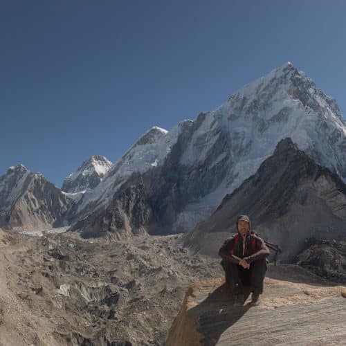 Valle de Khumbu en los alrededores del Campamento Base del Everest